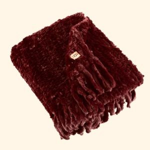 ugg blanket maroon